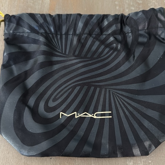 MAC Cosmetics Black Tie Bag / Pouch - Brand New - Picture 2 of 10